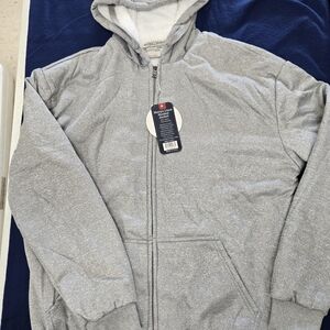 Gray Zip-Up Hoodie
